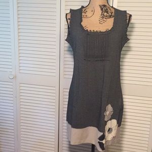 ⭐️Nick and Me short dress with accents gray
